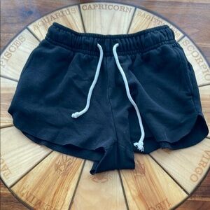 Wild Fable Black Athletic Shorts Elastic Waist